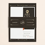 "Until Death" - Belly Bands in Golden by Katie Zimpel - Assembled with Invitation