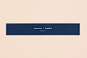 "Brushed Love" - Belly Bands in Night Navy by Lisa Guerrero - Front