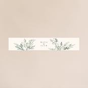 "Gentle Greens" - Belly Bands in Fern by Petra Kern - Front