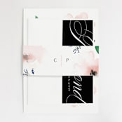 "Soft Florals" - Belly Bands in Coral Wash by Leah Bisch - Assembled with Invitation