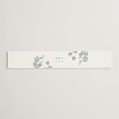 "Silver Dollar Eucalyptus" - Belly Bands in Silver Dollar by Shannon Chen of Four Wet Feet Studio - Front