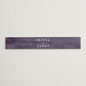 "Garden Stroll" - Belly Bands in Lilac by Creo Study - Front