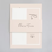 "Just the Two of Us" - Belly Bands in Blush by Jennifer Wick - Assembled with Invitation