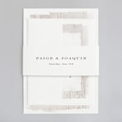 "Barnwood" - Belly Bands in Ash by Hooray Creative - Assembled with Invitation