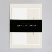 "a grand day" - Belly Bands in Vanilla by Lea Delaveris - Assembled with Invitation