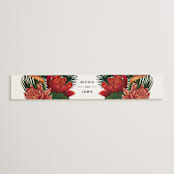 "Tropical Bouquet" - Belly Bands in Basil by Elly - Front