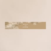 "Organic Dots" - Belly Bands in Champagne by lena barakat - Front