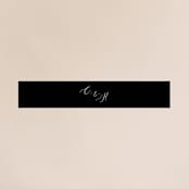 "Scripted Romance" - Belly Bands in Classic by Katherine Moynagh - Front