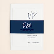 "Semi Formal" - Belly Bands in Navy by Kerry Doyle - Assembled with Invitation