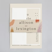 "Lineup" - Belly Bands in Latte by Jennifer Lew - Assembled with Invitation