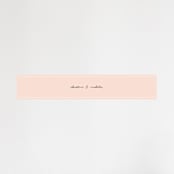 "Textured Dots" - Belly Bands in Blush by Emily Sabol Goss - Front