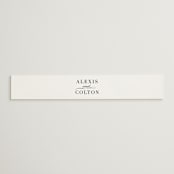 "Charming" - Belly Bands in Pearl by AK Graphics - Front