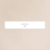 "Marlowe" - Belly Bands in Classy White by Kelly Schmidt - Front