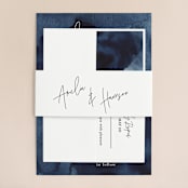 "Plain and Simple" - Belly Bands in Sapphire by Chris Griffith - Assembled with Invitation