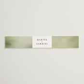 "Enchanted Greenery" - Belly Bands in Frost by Susan Moyal - Front