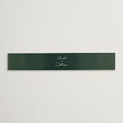 "Green Wreath" - Belly Bands in Champagne by Lori Wemple - Front