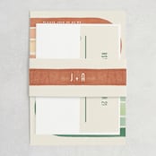 "Double Rainbow" - Belly Bands in Cactus by Pink House Press - Assembled with Invitation