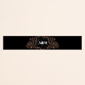 "Grand Natura" - Belly Bands in Noir by GeekInk Design - Front