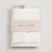 "Handwritten" - Belly Bands in Obsidian by Jennifer Postorino - Assembled with Invitation