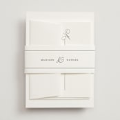 "Organza" - Belly Bands in Linen by Jill Means - Assembled with Invitation