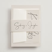 "stylist script" - Belly Bands in Ivory by Cass Loh - Assembled with Invitation