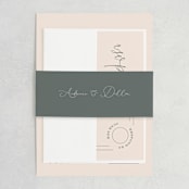"EverAfter" - Belly Bands in Petal by Rochelle Renee - Assembled with Invitation