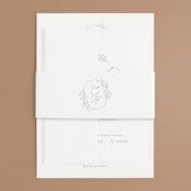 "Essential" - Belly Bands in Mist by Design Lotus - Assembled with Invitation