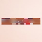 "Retro Grid" - Belly Bands in Sunset by Simona Camp - Front