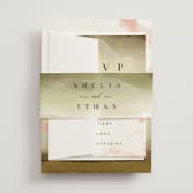 "Pastel Sky" - Belly Bands in Moss by Hannah Williams - Assembled with Invitation