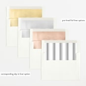 "Sweet Traditions" - Letterpress Birth Announcements in Moon by Carolyn MacLaren - Envelope Liner Options