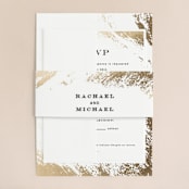 "Edgy Charm" - Belly Bands in Ivory by Kimberly FitzSimons - Assembled with Invitation