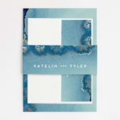 "Sea Crest" - Belly Bands in Turquoise by Kaydi Bishop - Assembled with Invitation