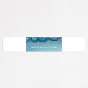 "Sea Crest" - Belly Bands in Turquoise by Kaydi Bishop - Front
