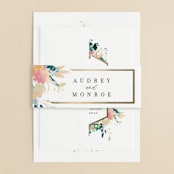 "Pretty Wildflowers" - Belly Bands in Garden by Lori Wemple - Assembled with Invitation