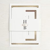 "Gilded Frame" - Belly Bands in Golden by Stacey Meacham - Assembled with Invitation