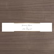 "Modern Photo Frame" - Belly Bands in Cement by Hooray Creative - Front
