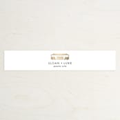 "Golden Gate Bridge" - Belly Bands in Cloud by Hooray Creative - Front