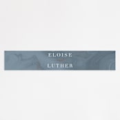"Moody Marbling" - Belly Bands in Slate by Hooray Creative - Front