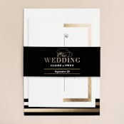 "Deluxe" - Belly Bands in Tuxedo by Jennifer Postorino - Assembled with Invitation