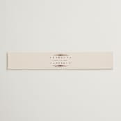 "Art Deco Border" - Belly Bands in Blush by Hooray Creative - Front