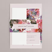 "Blossoms" - Belly Bands in Blush by Lori Wemple - Assembled with Invitation