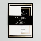 "Formal" - Belly Bands in Onyx by Jessica Williams - Assembled with Invitation