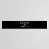 "Formal" - Belly Bands in Onyx by Jessica Williams - Front