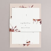 "Autumn Hymnal" - Belly Bands in Blush by Leah Bisch - Assembled with Invitation