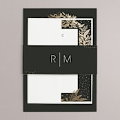 "Gather" - Belly Bands in Ebony by Leah Bisch - Assembled with Invitation