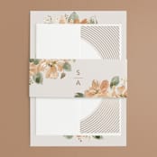 "Bloom" - Belly Bands in Tea by Leah Bisch - Assembled with Invitation