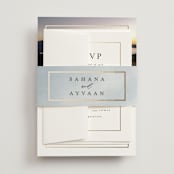 "Gilded Frame" - Belly Bands in Pearl by Nicole Walsh - Assembled with Invitation