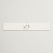 "Initialed" - Belly Bands in Chantilly by Jessica Williams - Front