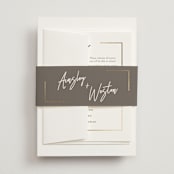 "Balanced" - Belly Bands in Milk White by Robin Ott - Assembled with Invitation