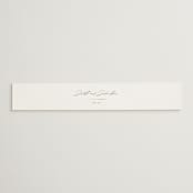 "Classic Line Frame" - Belly Bands in Silk by Wildfield Paper Co - Front